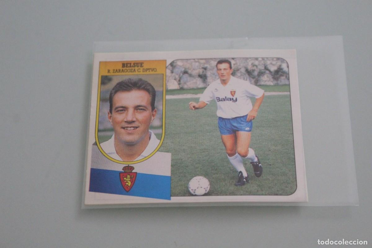 Cromos de f&uacute;tbol: ESTE 91 92 BELSUE RECUPERADO DE &Aacute;LBUM