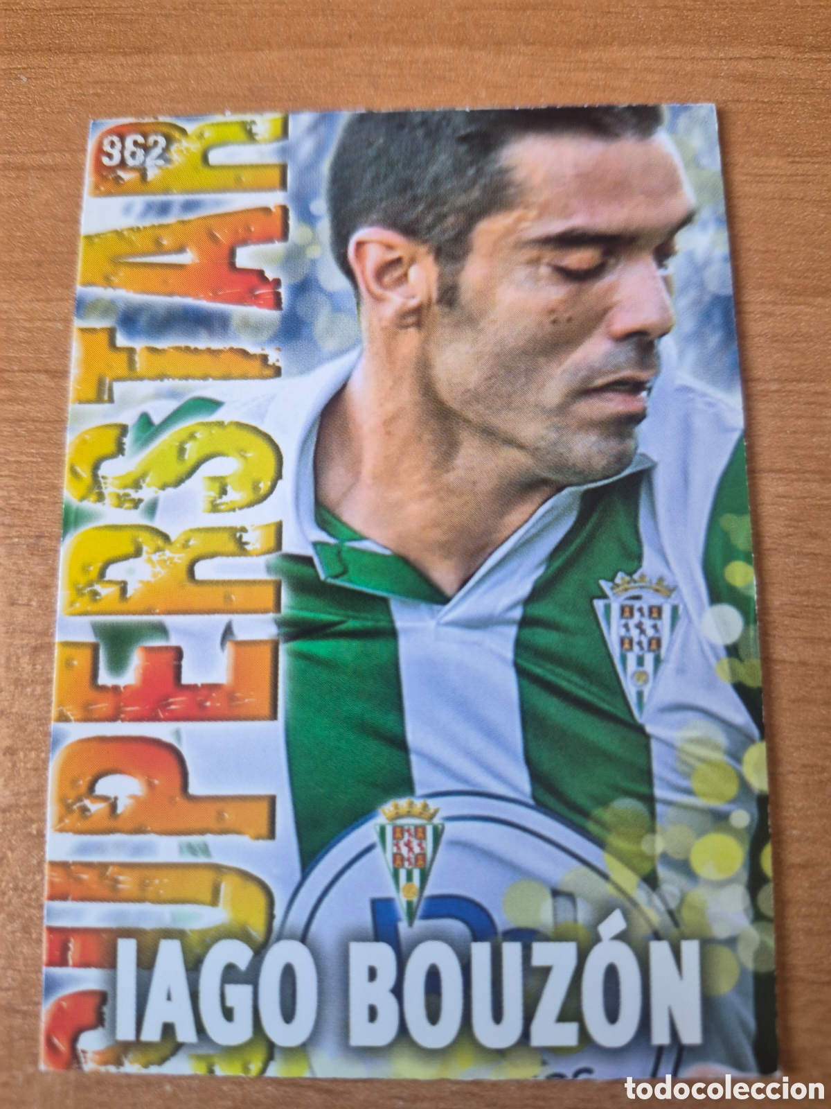 Figurine di Calcio: 962 IAGO BUZON CORDOBA SUPERSTAR MATE MUNDICROMO 2013 2014