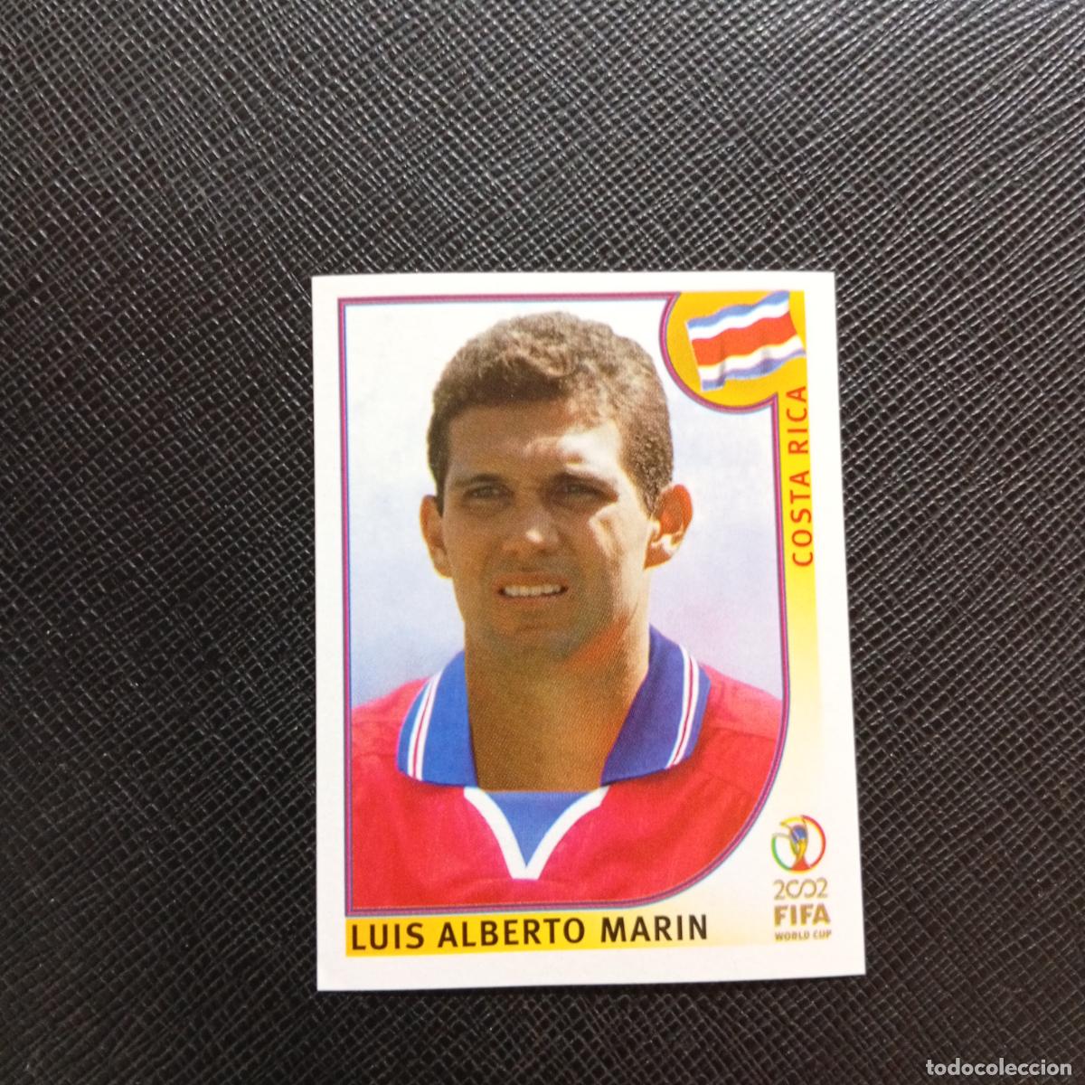 Figurine di Calcio: 228 LUIS ALBERTO MARIN COSTA RICA PANINI 2002 MUNDIAL KOREA FUTBOL 02 CROMO - SIN PEGAR - A156 PG496
