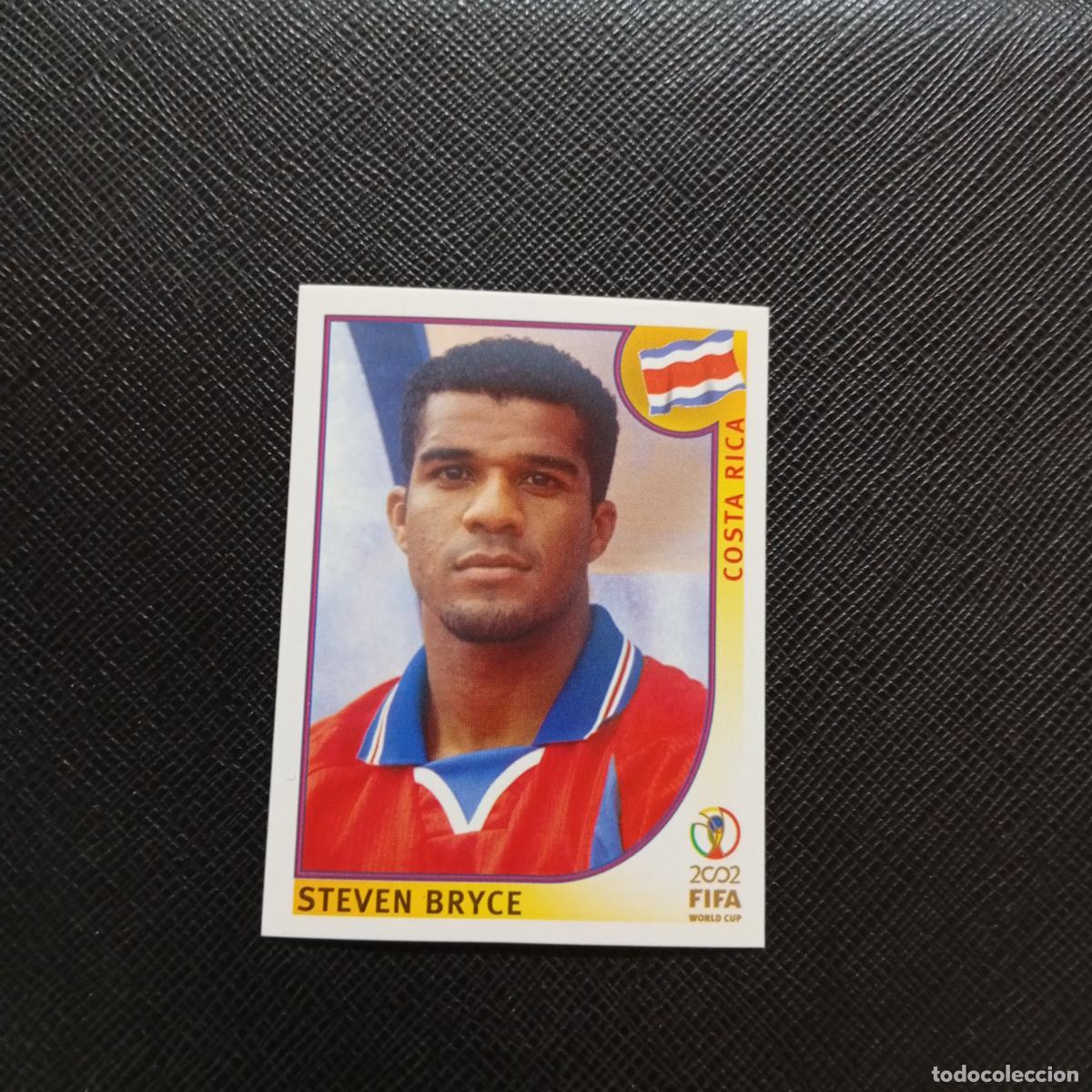 Football Stickers: 234 STEVEN BRYCE COSTA RICA PANINI 2002 MUNDIAL KOREA FUTBOL 02 CROMO - SIN PEGAR - A156 PG505