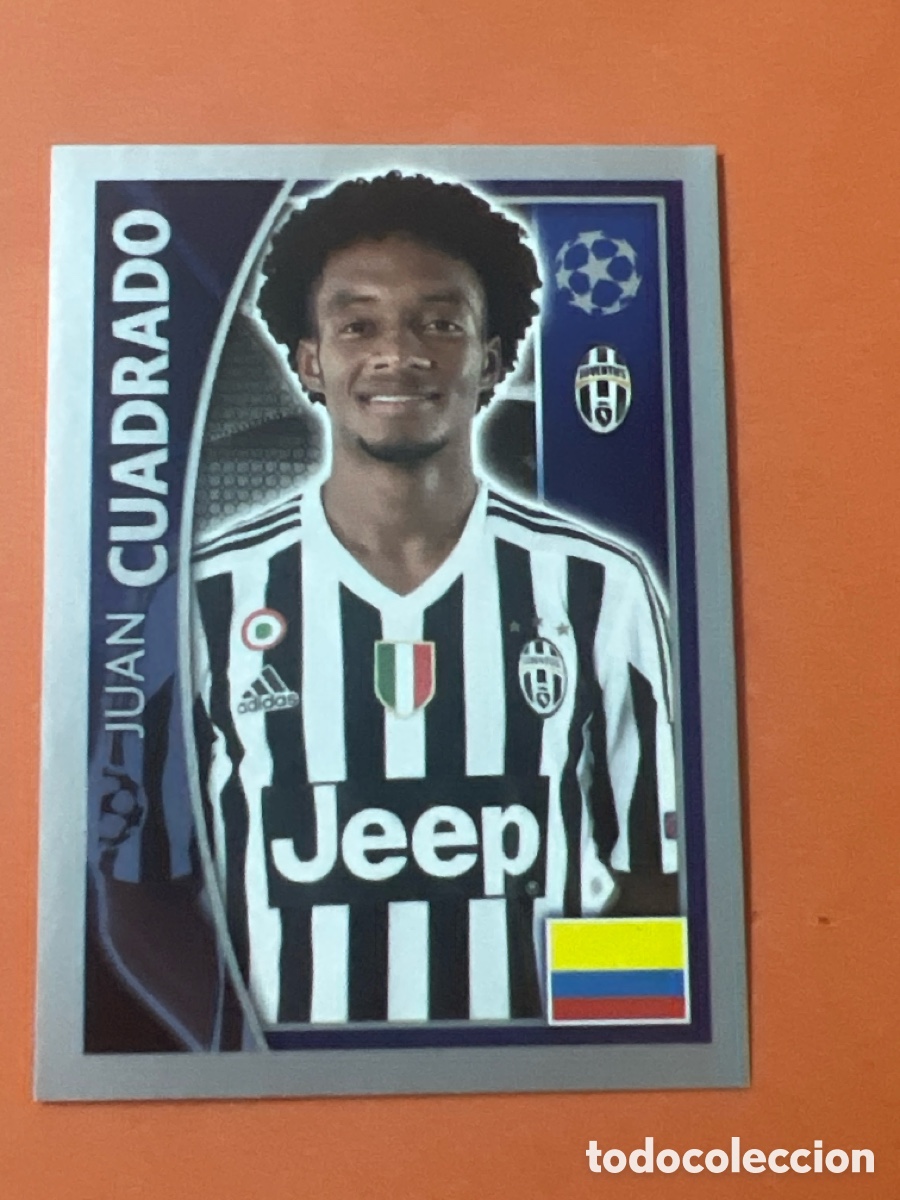 Football Stickers: TOPPS UEFA CHAMPIONS LEAGUE 2015 2016 246A JUAN CUADRADO (JUVENTUS) 246A - STICKER SIN PEGAR - 15 16