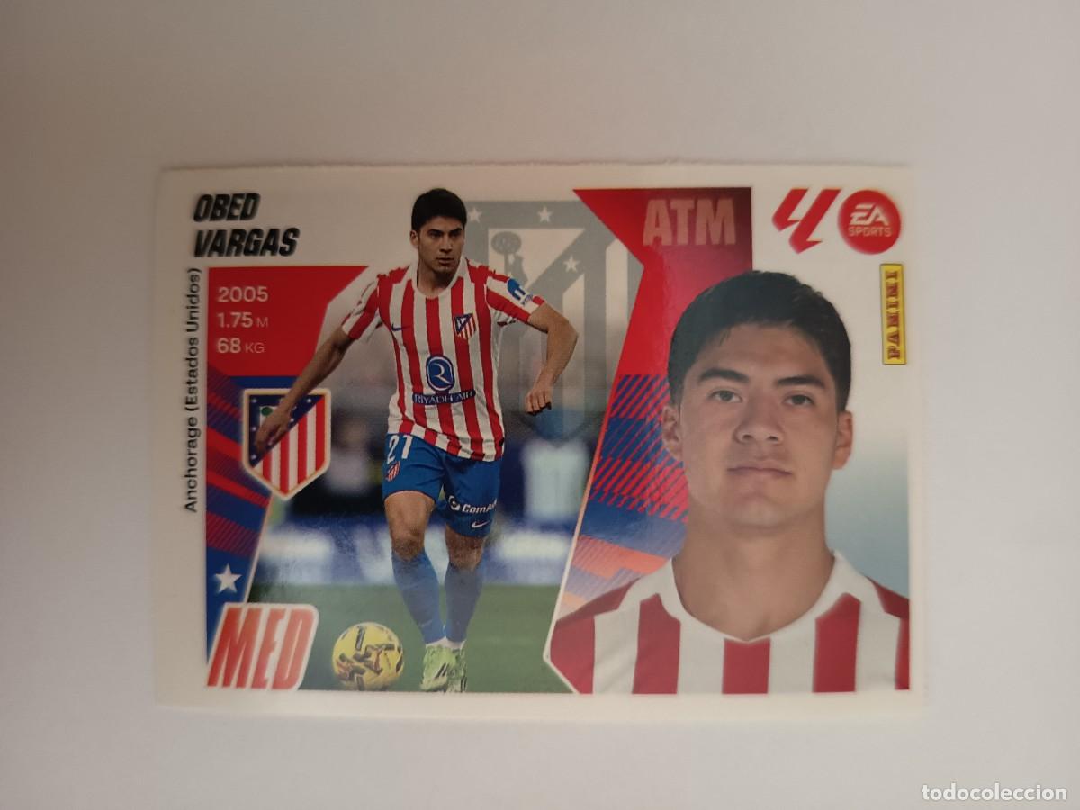 Football Stickers: CROMO FICHAJE INVIERNO 4 OBED VARGAS ROOKIE ATL&Eacute;TICO MADRID M&Eacute;XICO LIGA ESTE 2025 2026 25 26 PANINI