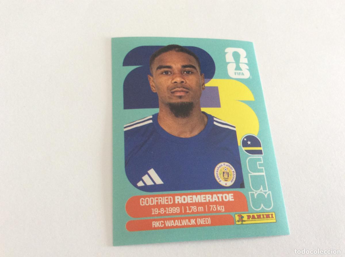 Cromos de Futebol: CUW10 CUW 10 Godfried Roemeratoe Cura&ccedil;ao Sticker Cromo FIFA World Cup 2026 26 Panini Mundial