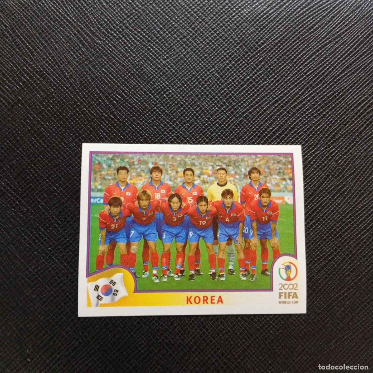 Cromos de f&uacute;tbol: 241 ALINEACION KOREA PANINI 2002 MUNDIAL KOREA FUTBOL 02 CROMO - SIN PEGAR - A156 PG505