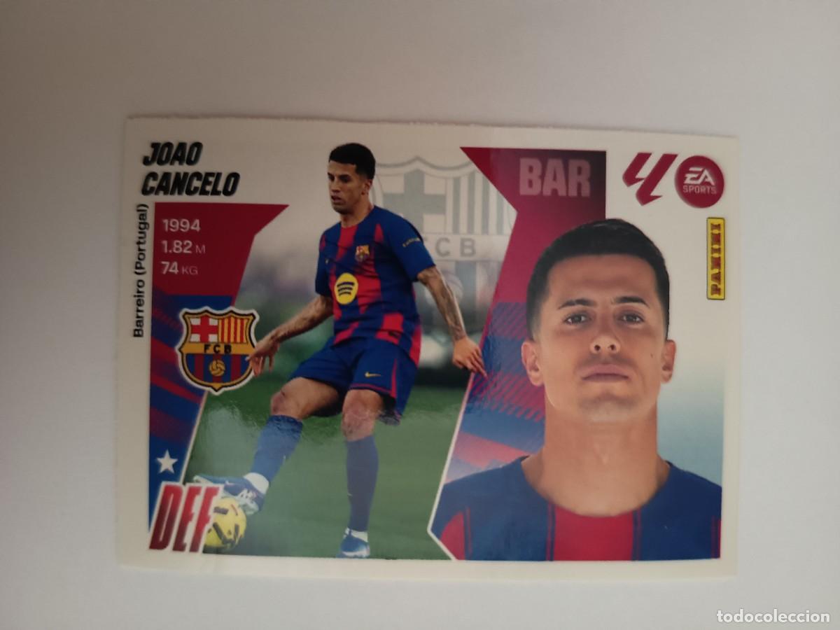 Football Stickers: CROMO FICHAJE MERCADO INVIERNO 7 JOAO CANCELO BARCELONA BAR&Ccedil;A - LIGA ESTE 2025 2026 25 26 PANINI