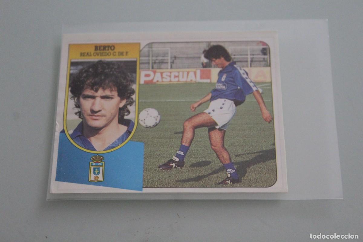 Cromos de f&uacute;tbol: ESTE 91 92 BERTO RECUPERADO DE &Aacute;LBUM