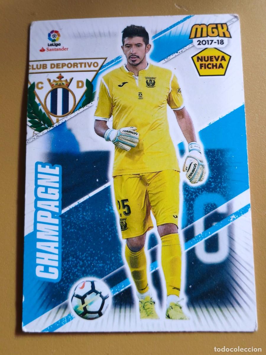 Cromos de f&uacute;tbol: champagne, 2017 18 nueva ficha
