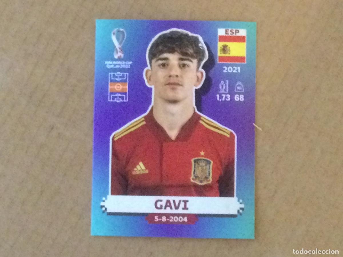 Football Stickers: Cromo panini mundial 2022 Gavi Barcelona , rookie, nuevo sin pegar