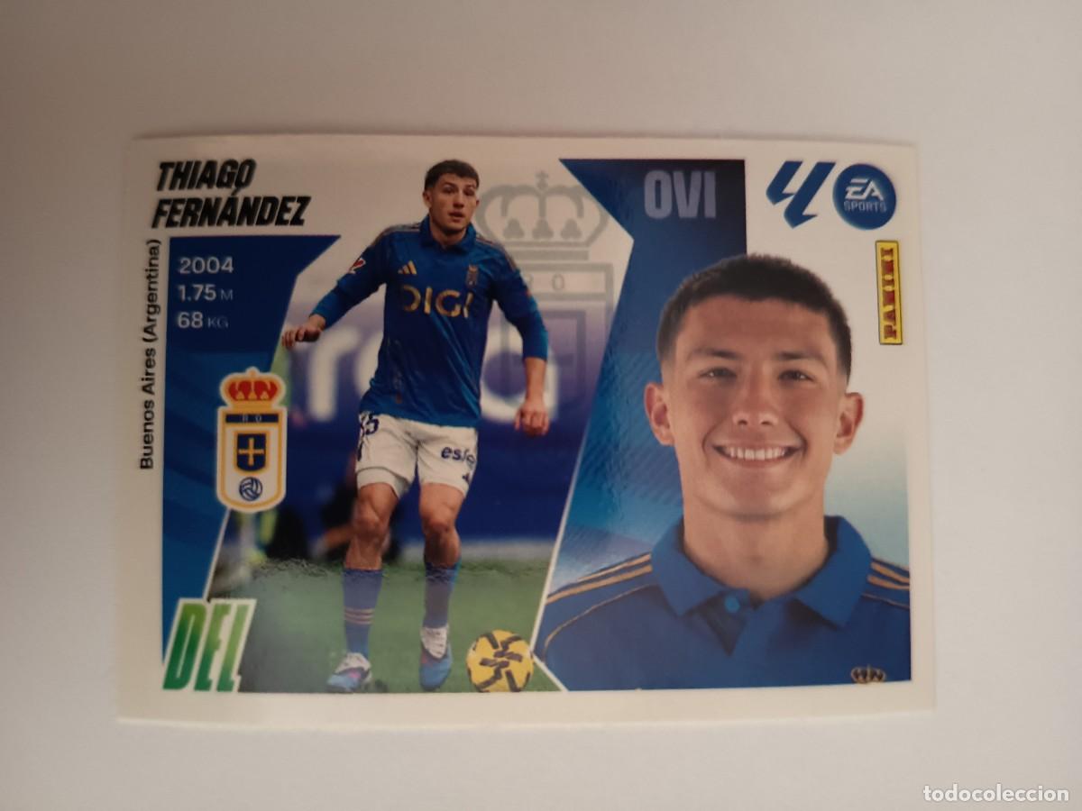 Fu&szlig;ball-Sticker: CROMO FICHAJE MERCADO INVIERNO 27 THIAGO FERN&Aacute;NDEZ REAL OVIEDO - LIGA ESTE 2025 2026 25 26 PANINI