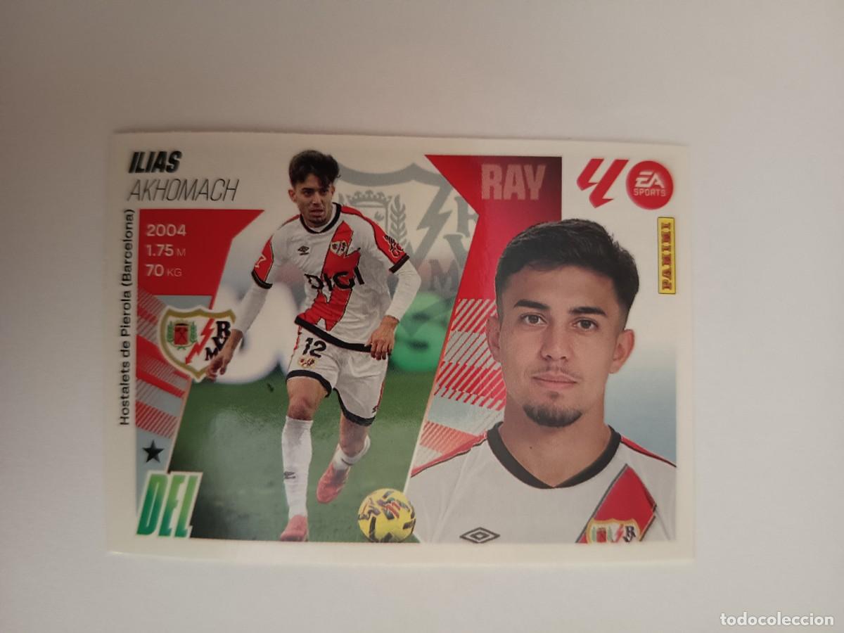 Fu&szlig;ball-Sticker: CROMO FICHAJE MERCADO INVIERNO 30 ILIAS AKHOMACH RAYO VALLECANO - LIGA ESTE 2025 2026 25 26 PANINI