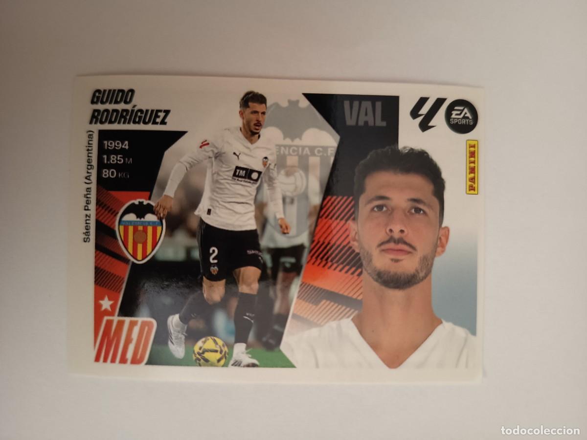 Fu&szlig;ball-Sticker: CROMO FICHAJE MERCADO INVIERNO 35 GUIDO RODR&Iacute;GUEZ VALENCIA CF - LIGA ESTE 2025 2026 25 26 PANINI