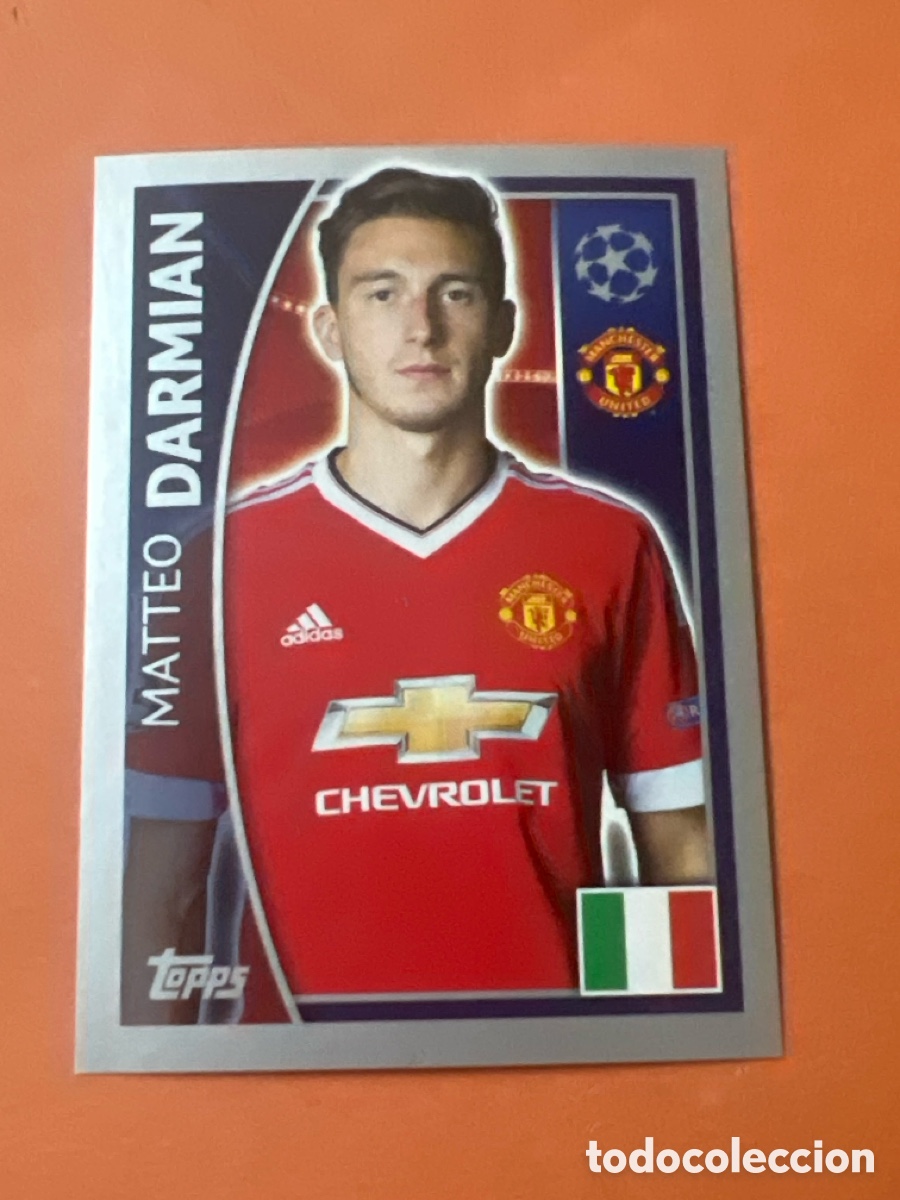 Cromos de f&uacute;tbol: C6403. 106 DARMIAN MANCHESTER UNITED CROMOS STICKERS UEFA CHAMPIONS LEAGUE TOPPS 15 16 2015 2016