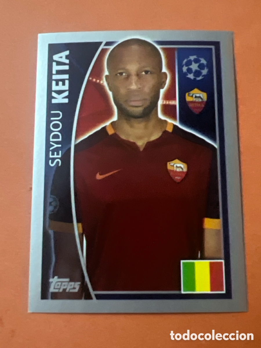 Cromos de f&uacute;tbol: C6406. CROMO FUTBOL KEITA A.S. ROMA SIN PEGAR N&ordm; 345 CHAMPIONS LEAGUE 2015-2016/15-16 TOPPS