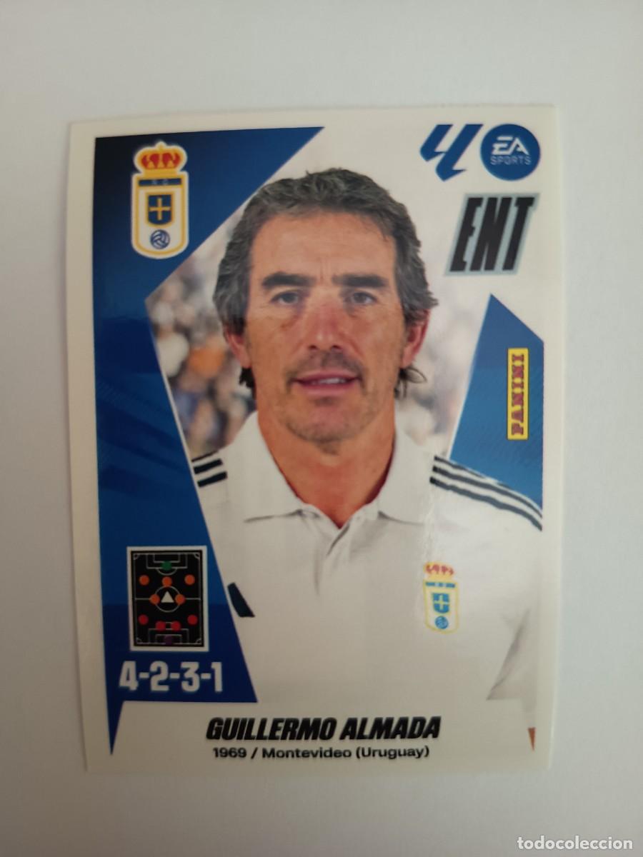 Cromos de f&uacute;tbol: CROMO MERCADO INVIERNO 41 GUILLERMO ALMADA ENTRENADOR REAL OVIEDO - LIGA ESTE 2025 2026 25 26 PANINI