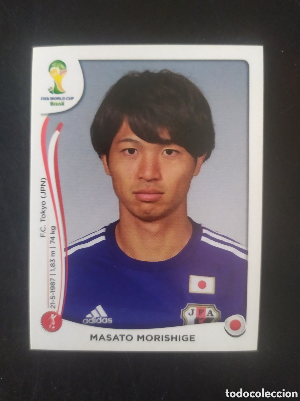 Cromos de f&uacute;tbol: Mundial FIFA Brasil 2014 Panini Morishige n&deg; 250 Jap&oacute;n