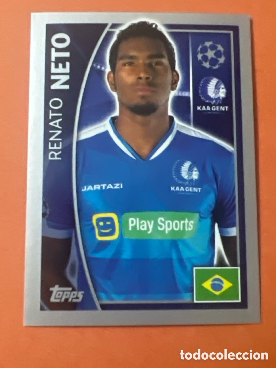 Cromos de f&uacute;tbol: C6407. 542 NETO GENT TOPPS CHAMPIONS LEAGUE 2015 2016 15 16 - SIN PEGAR