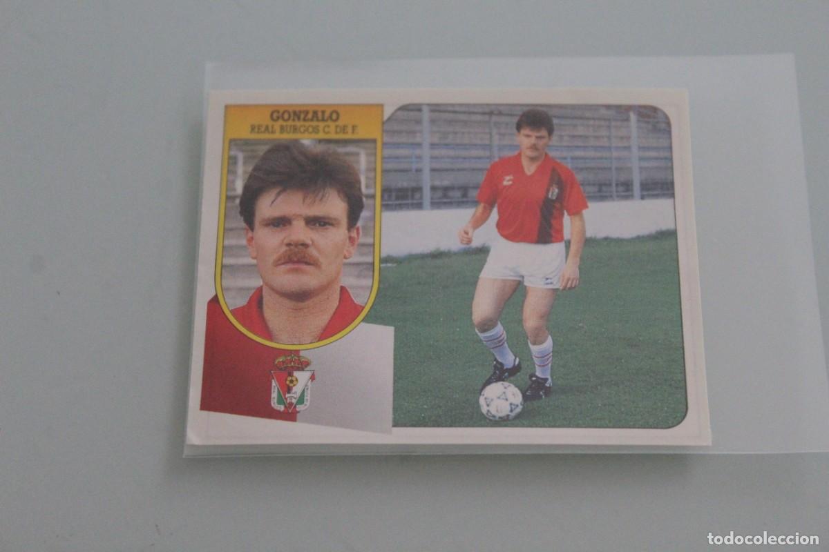 Cromos de f&uacute;tbol: ESTE 91 92 GONZALO RECUPERADO DE &Aacute;LBUM