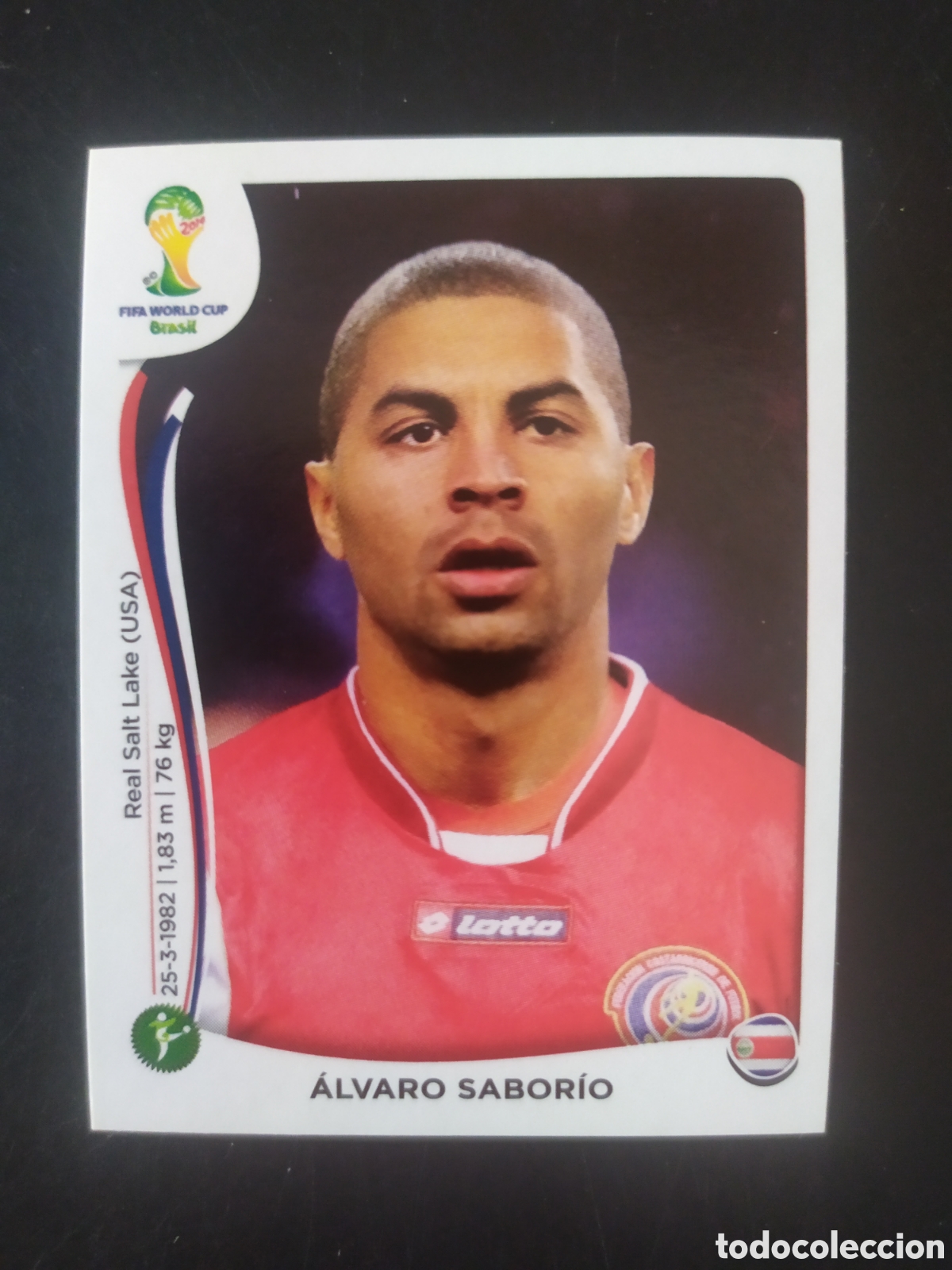 Cromos de f&uacute;tbol: Mundial FIFA Brasil 2014 panini Sabor&iacute;o n&deg; 297 Costa Rica