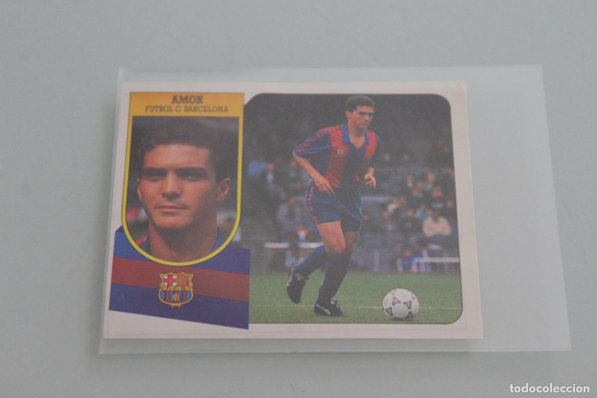 Cromos de f&uacute;tbol: ESTE 91 92 AMOR RECUPERADO DE &Aacute;LBUM