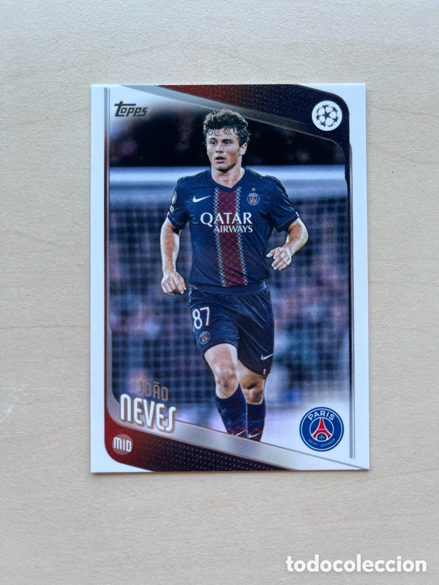 Cromos de f&uacute;tbol: Jo&atilde;o Neves Topps Flagship 2025-26 - PSG