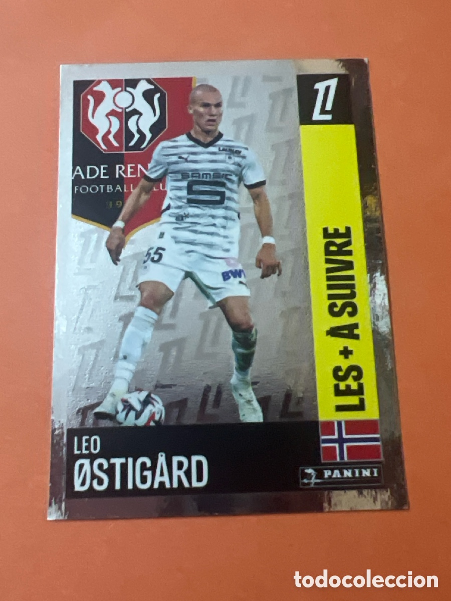 Cromos de f&uacute;tbol: C6415. 530 LEO OSTIGARD STADE RENNAIS CROMO FUTBOL PANINI LIGUE 1 FOOT 24-25 LIGA FRANCIA 2024-2025