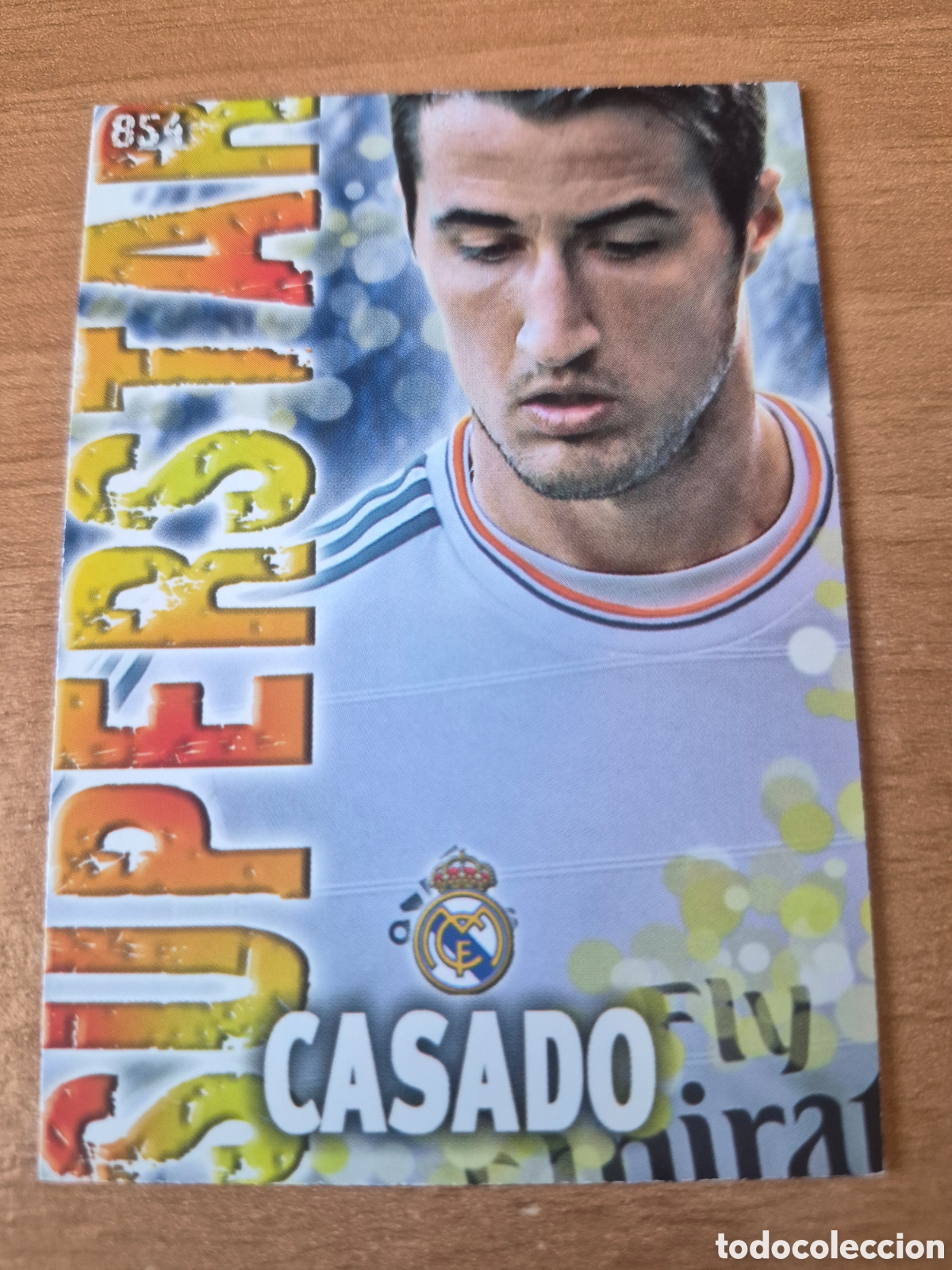 Cromos de Futebol: 854 CASADO CASTILLA SUPERSTAR MATE MUNDICROMO 2013 2014