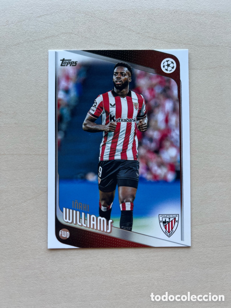 Cromos de f&uacute;tbol: I&ntilde;aki Williams Topps Flagship 2025-26 - Athletic Club
