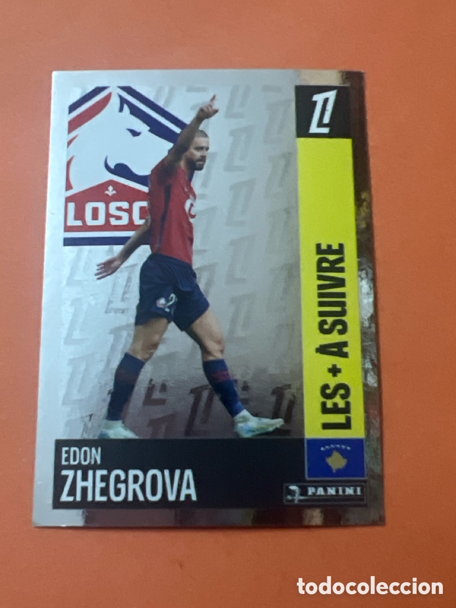 Cromos de f&uacute;tbol: C6418. 524 EDON ZHEGROVA LOSC LILLE CROMO FUTBOL PANINI LIGUE 1 FOOT 24-25 LIGA FRANCIA 2024-2025