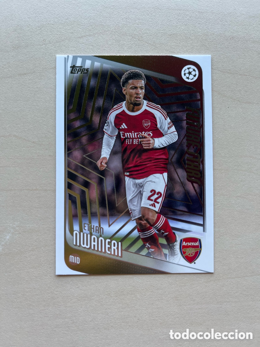Cromos de f&uacute;tbol: Ethan Nwaneri Topps Flagship 2025-26 - Arsenal