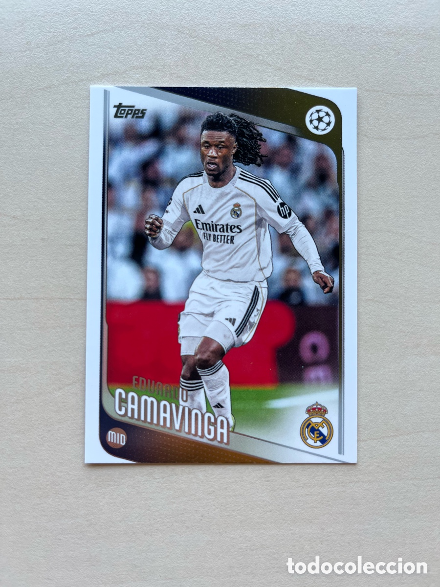 Cromos de f&uacute;tbol: Camavinga Topps Flagship 2025-26 - Real Madrid