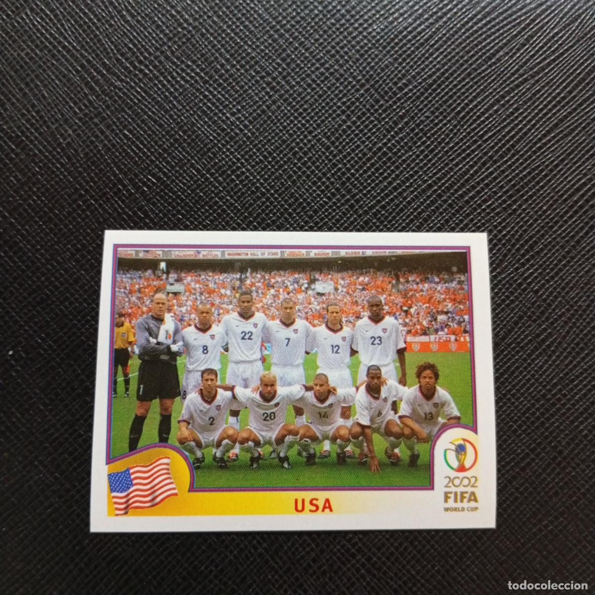 Cromos de f&uacute;tbol: 277 ALINEACION USA PANINI 2002 MUNDIAL KOREA FUTBOL 02 CROMO - SIN PEGAR - A156 PG532