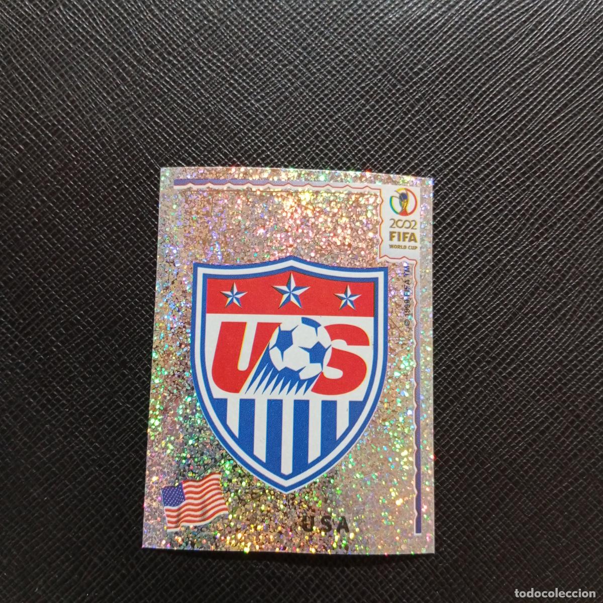 Cromos de f&uacute;tbol: 278 ESCUDO USA PANINI 2002 MUNDIAL KOREA FUTBOL 02 CROMO - SIN PEGAR - A156 PG532