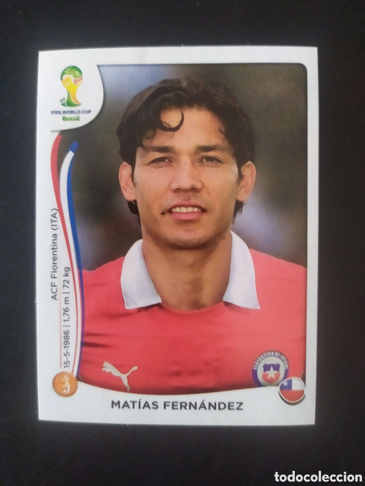 Cartes &agrave; collectionner de Football: Mundial FIFA Brasil 2014 panini Mat&iacute;as Fern&aacute;ndez n&deg; 157 Chile