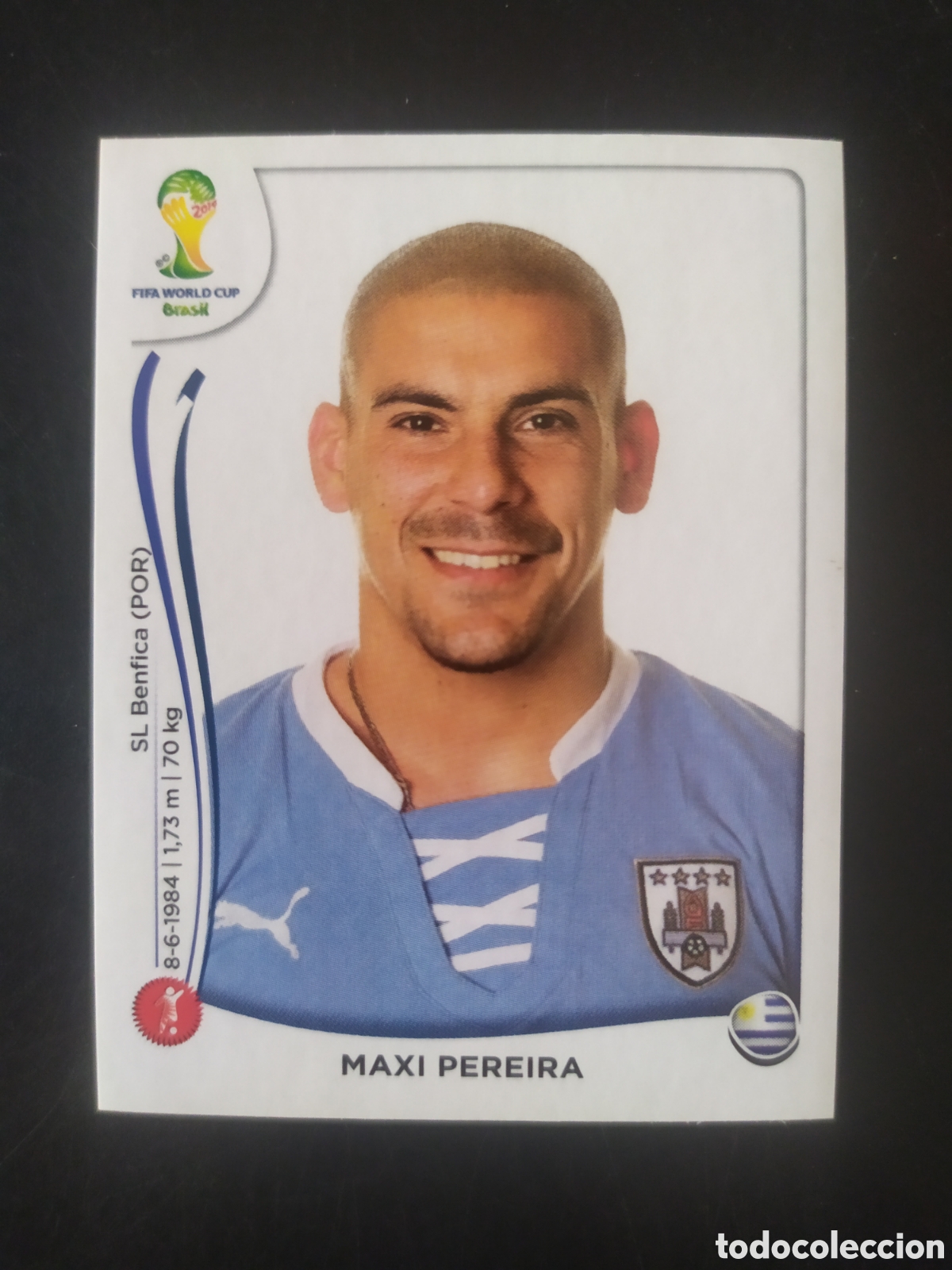 Cartes &agrave; collectionner de Football: Mundial FIFA Brasil 2014 panini Maxi Pereira n&deg; 265 Uruguay