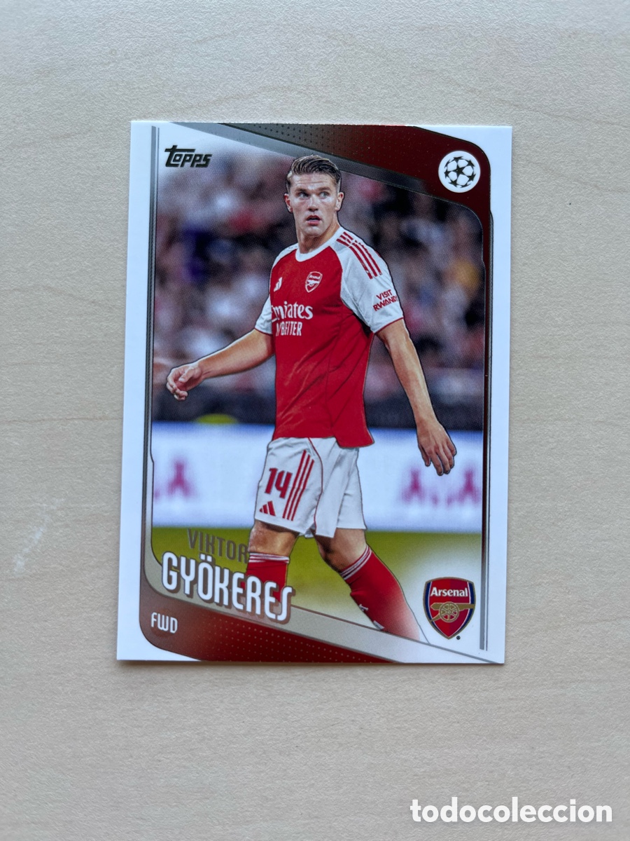 Cromos de f&uacute;tbol: Gy&ouml;keres Topps Flagship 2025-26 - Arsenal