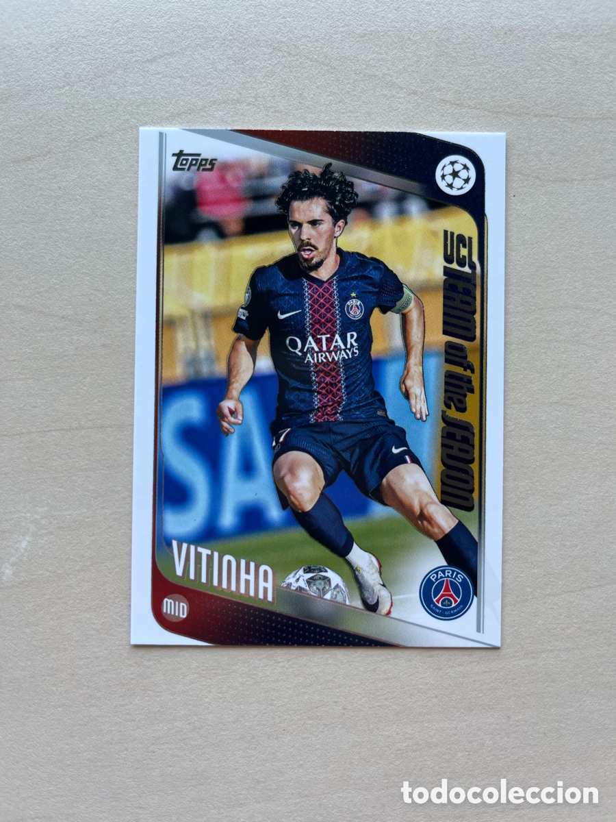Cromos de f&uacute;tbol: Vitinha Topps Flagship 2025-26 - PSG