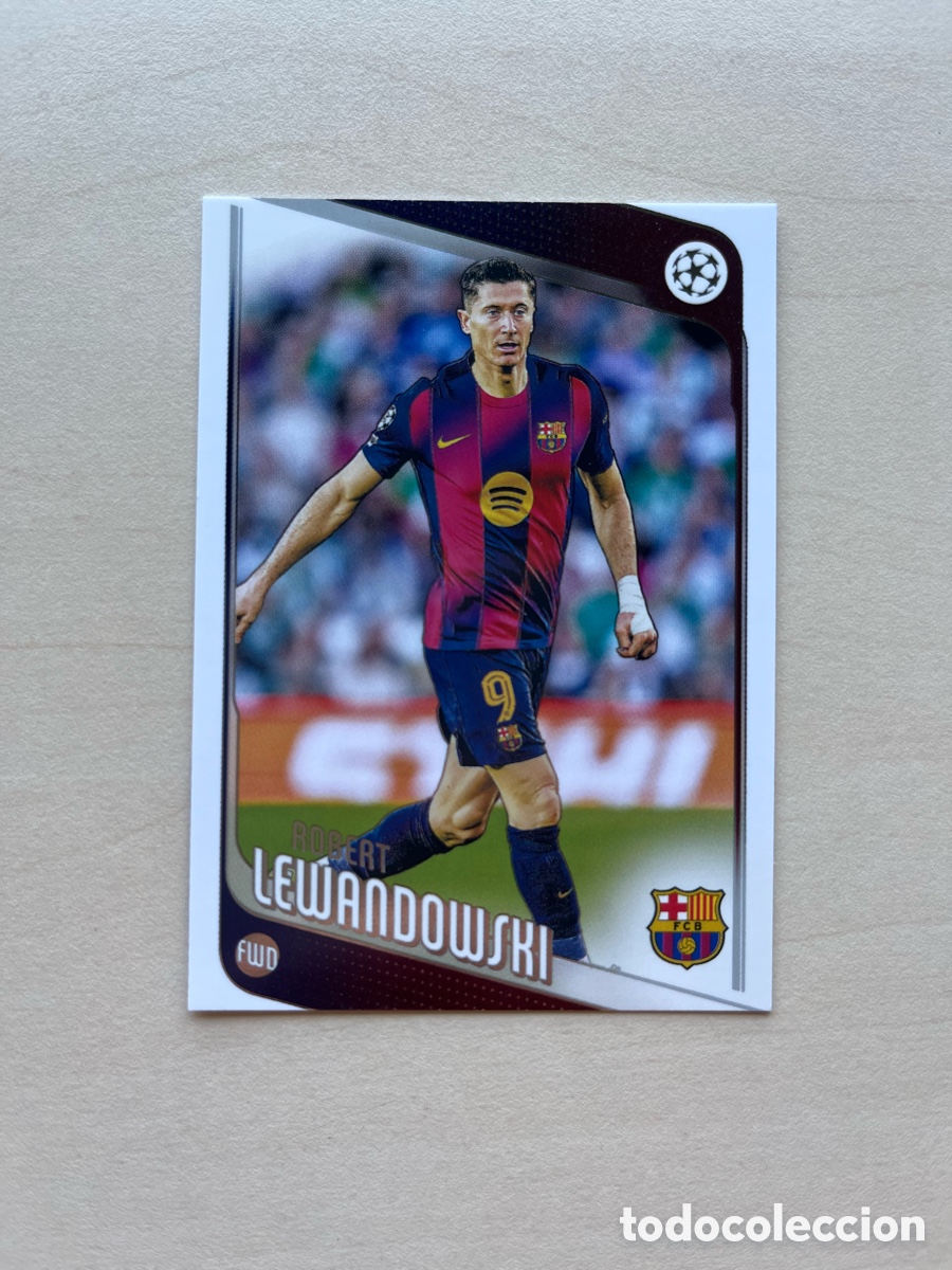 Cromos de f&uacute;tbol: Lewandowski Topps Flagship 2025-26 - FC Barcelona