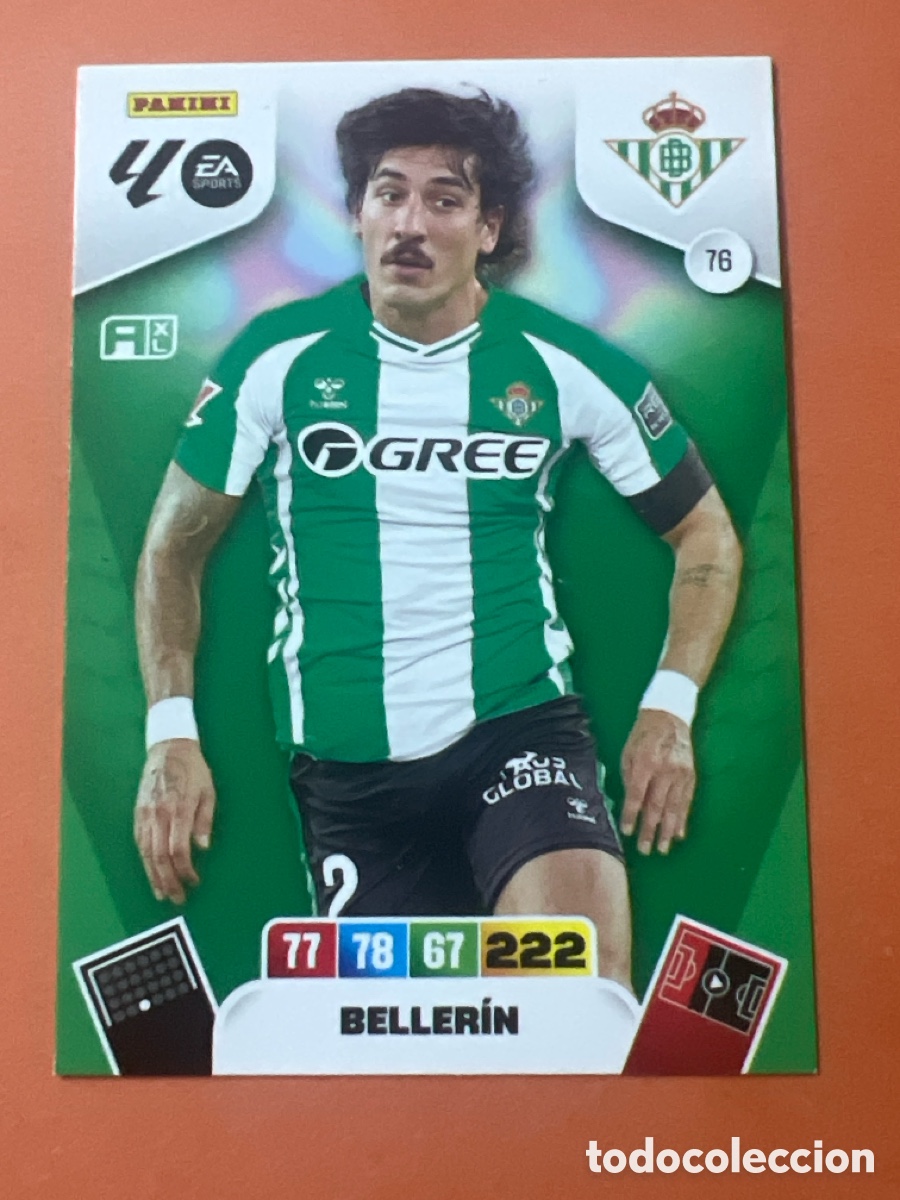 Cartes &agrave; collectionner de Football: C6423. betis 76 bellerin adrenalyn 2025 2026 25 26 trading card