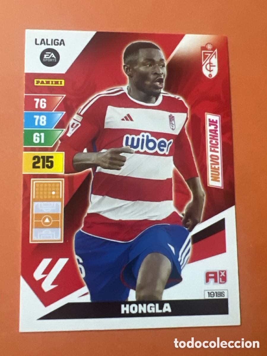 Cromos de f&uacute;tbol: C6425. HONGLA 191 BIS (GRANADA)