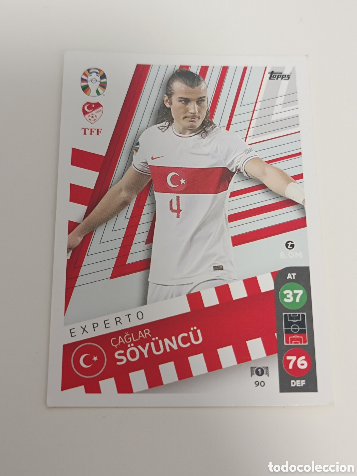 Cromos de f&uacute;tbol: Match attax topps Eurocopa 2024 lidl soyuncu 90