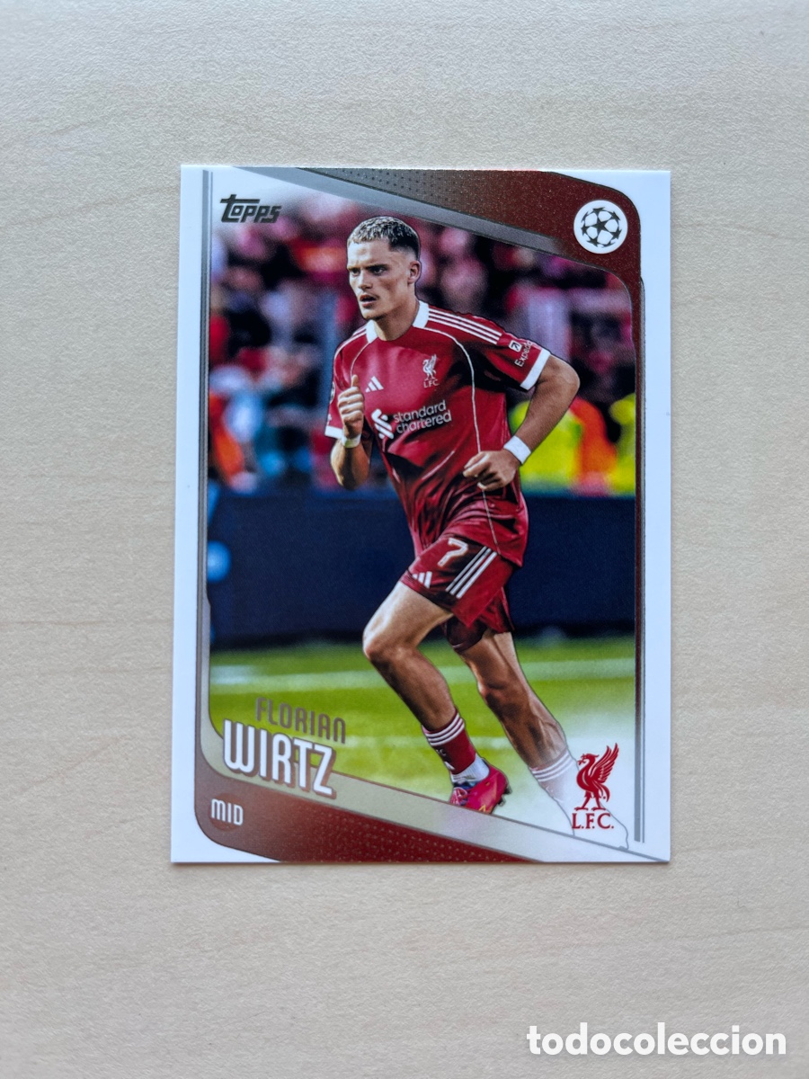 Cromos de f&uacute;tbol: Florian Wirtz Topps Flagship 2025-26 - Liverpool