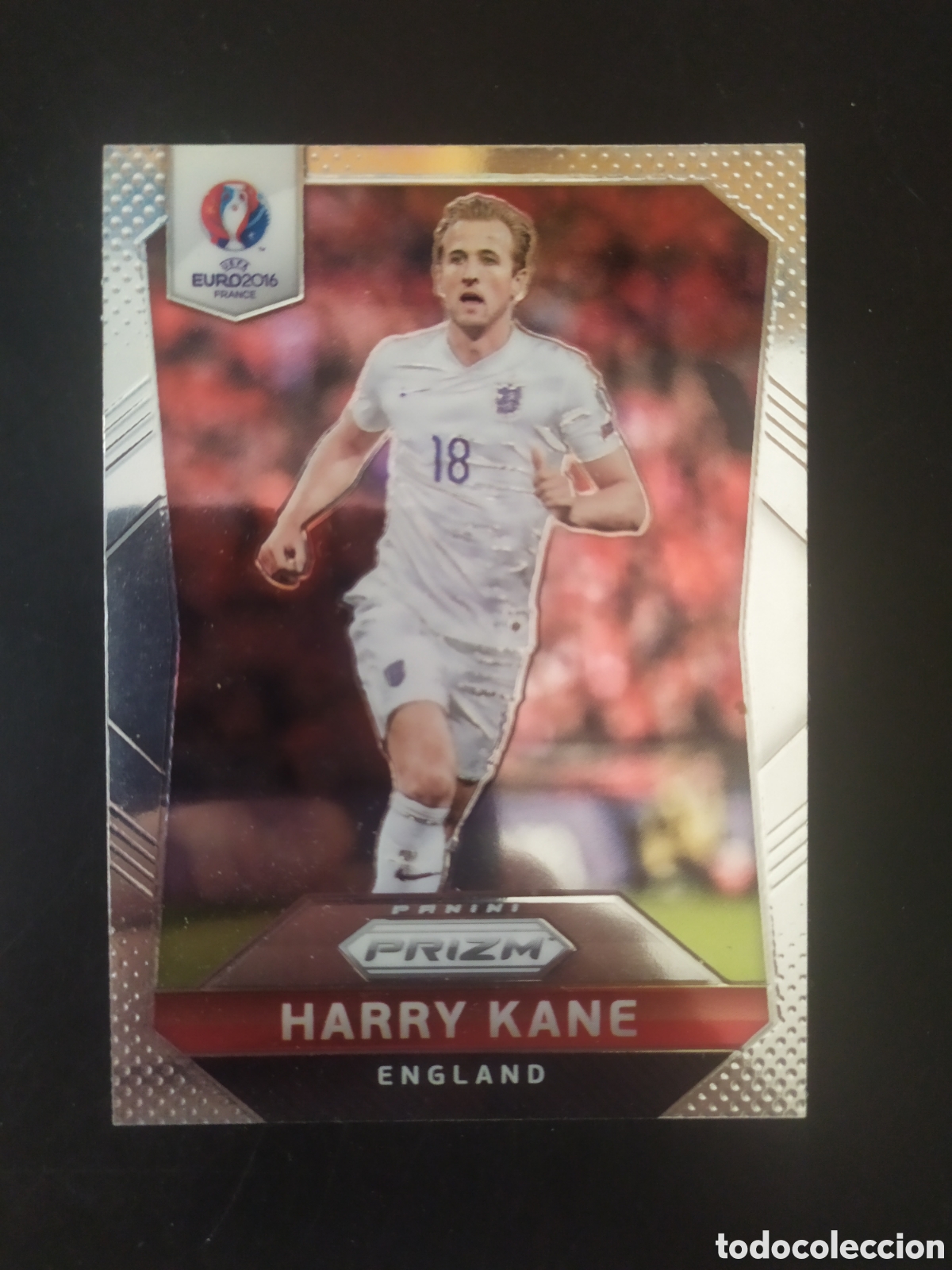 Cromos de f&uacute;tbol: Uefa Euro 2016 France panini prizm Harry Kane n&deg; 56 Inglaterra