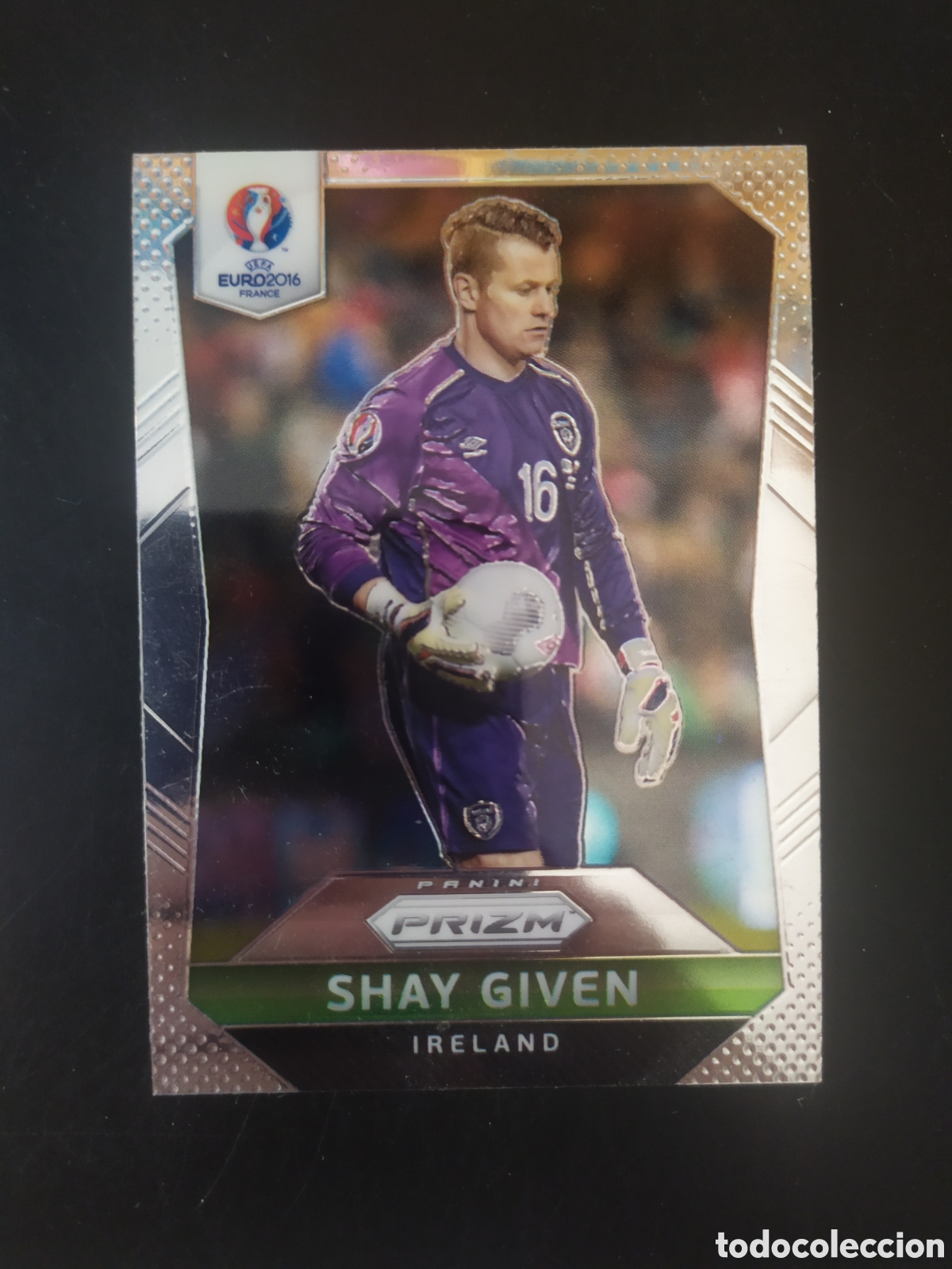 Cromos de f&uacute;tbol: Uefa Euro 2016 France panini prizm Shay Given n&deg; 225 Irlanda