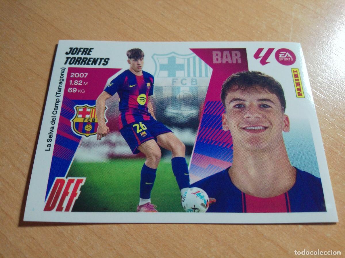 Cromos de f&uacute;tbol: 7 BIS JOFRE TORRENTS COLOCA DEL BARCELONA 25 36 LIGA ESTE 2025 2026 NUEVO