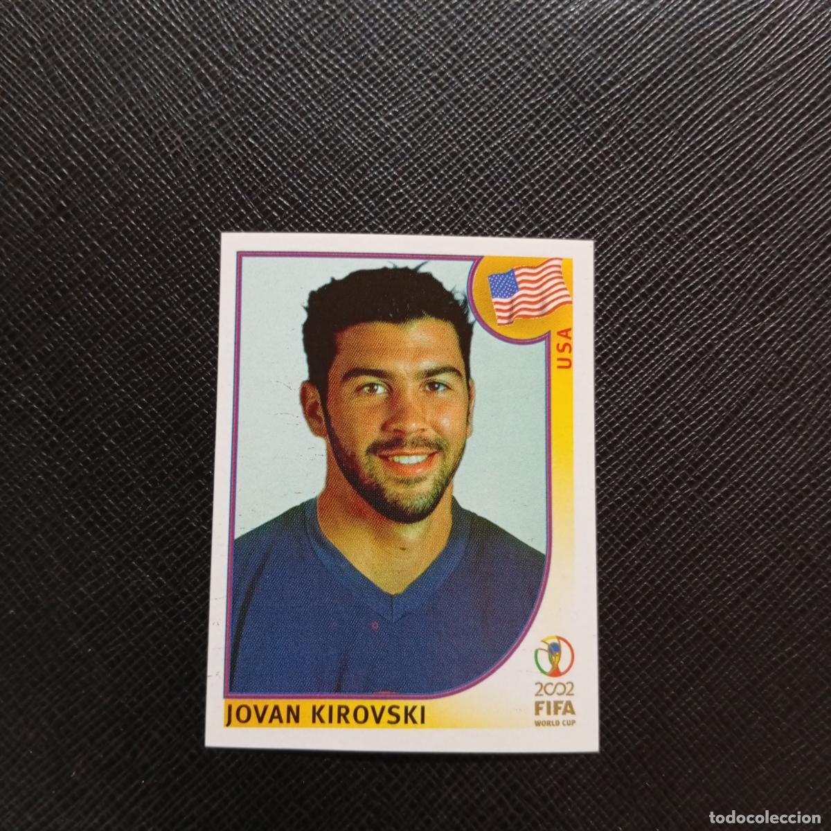 Cromos de f&uacute;tbol: 292 JOVAN KIROVSKI USA PANINI 2002 MUNDIAL KOREA FUTBOL 02 CROMO - SIN PEGAR - A59 PG46