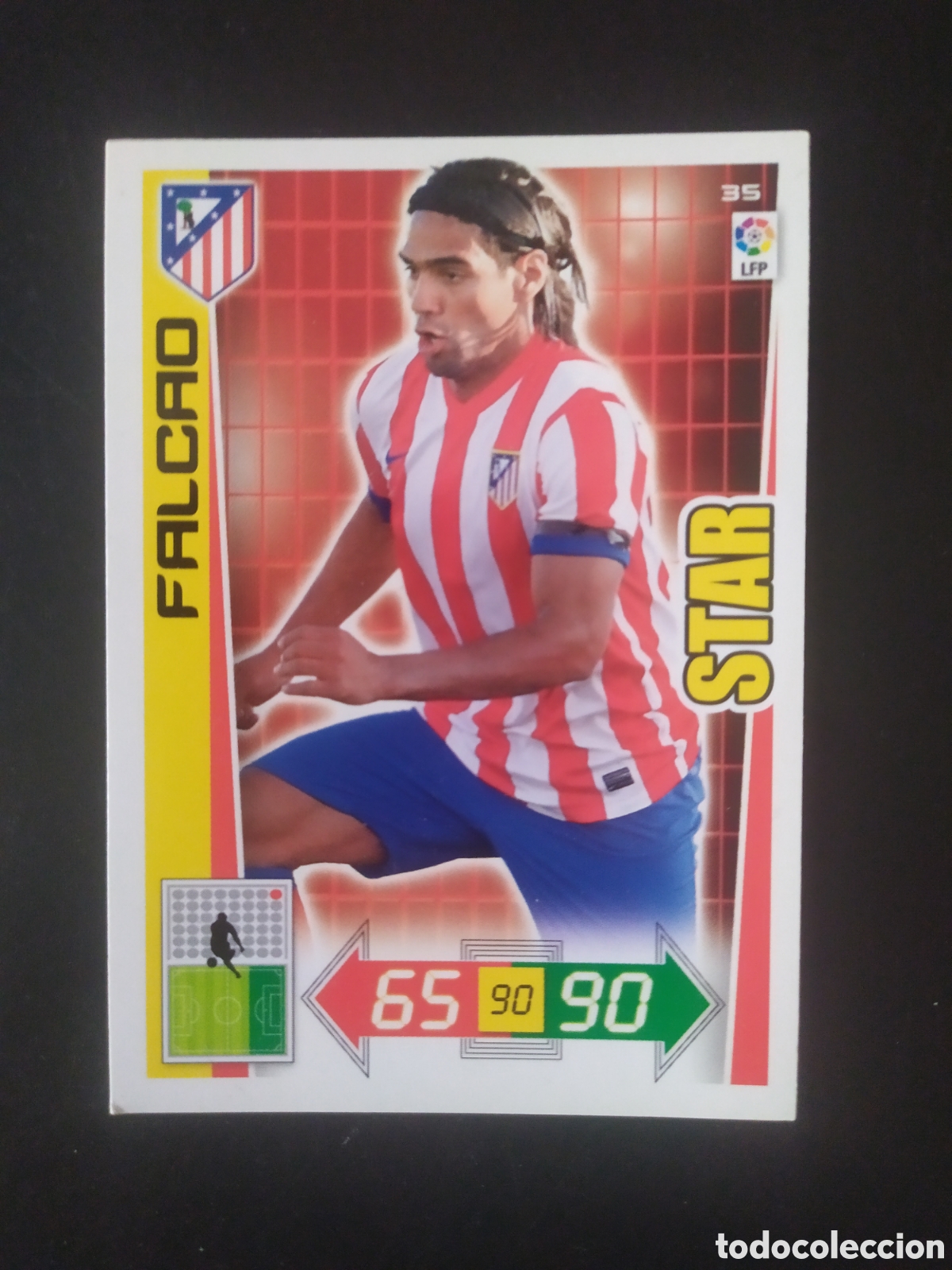 Cromos de Futebol: Adrenalyn 2012 2013 12 13 panini Falcao star n&deg; 35 Atl&eacute;tico Madrid