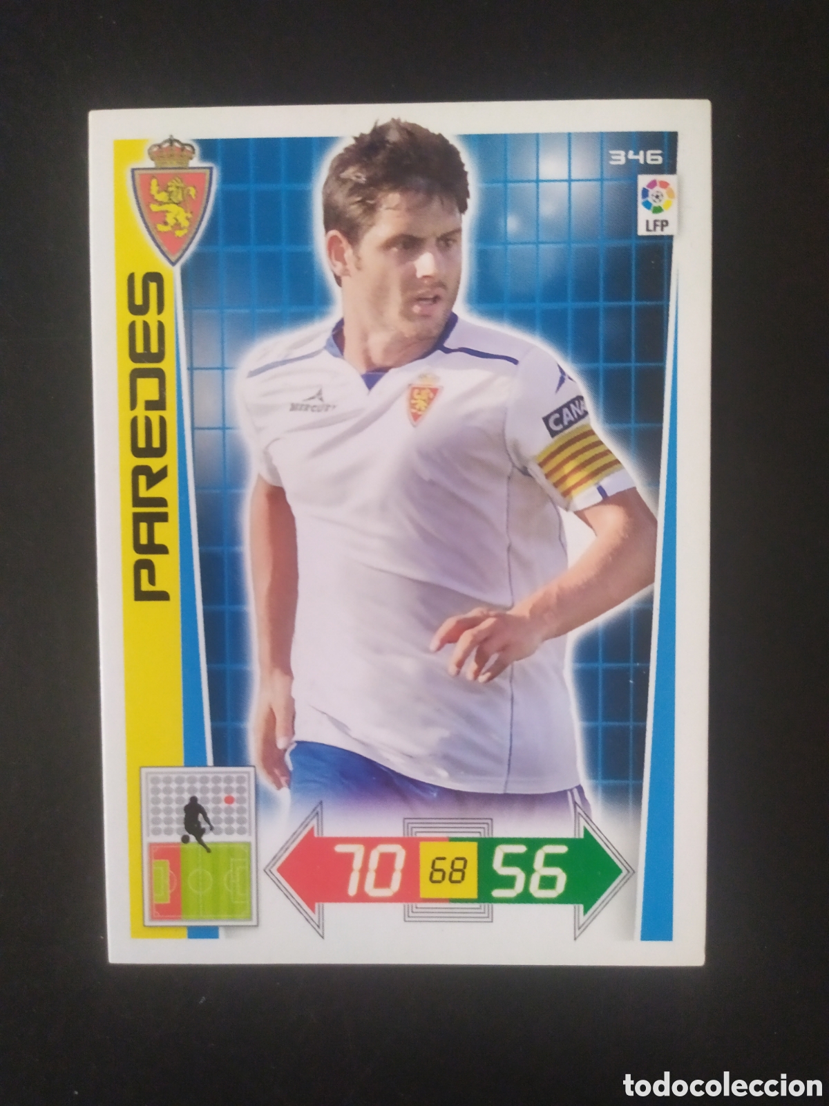 Cartes &agrave; collectionner de Football: Adrenalyn 2012 2013 12 13 panini Paredes n&deg; 346 Real Zaragoza