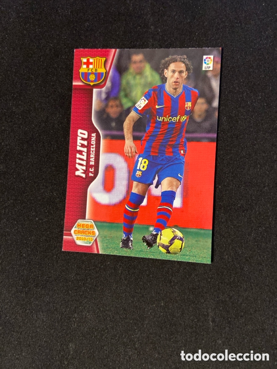 Football Stickers: MILITO 62 (BARCELONA)