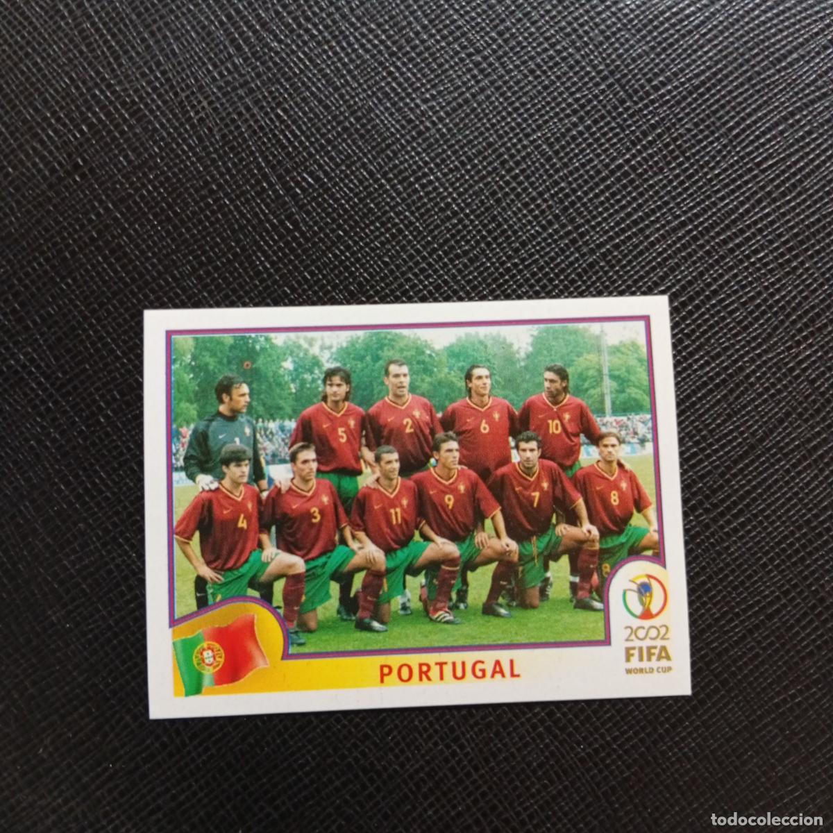 Cromos de f&uacute;tbol: 295 ALINEACION PORTUGAL PANINI 2002 MUNDIAL KOREA FUTBOL 02 CROMO - SIN PEGAR - A59 PG46