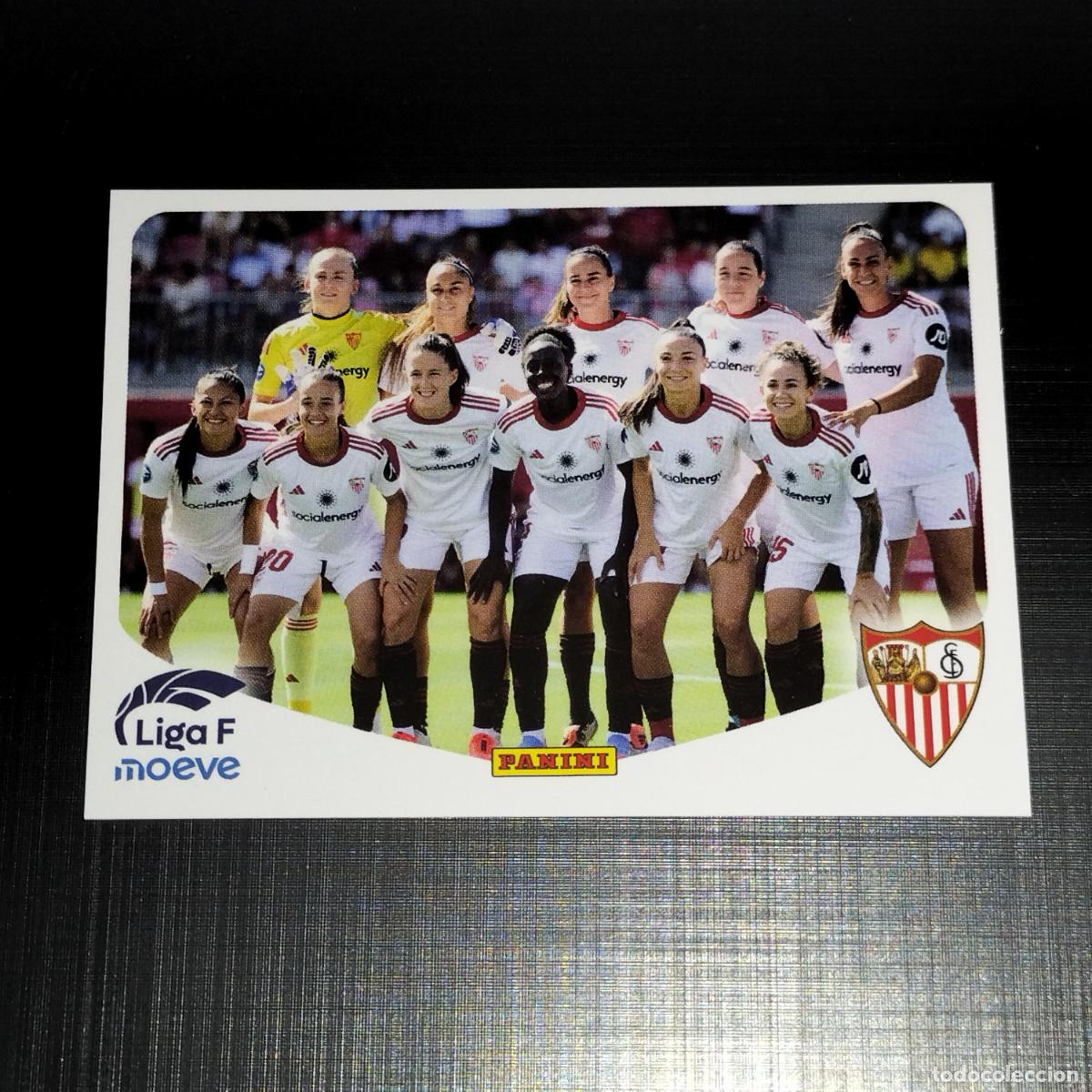 Cromos de f&uacute;tbol: 303 ALINEACION EQUIPO SEVILLA CROMOS LIGA F MOEVE FEMENINA PANINI 2025 2026 25 26